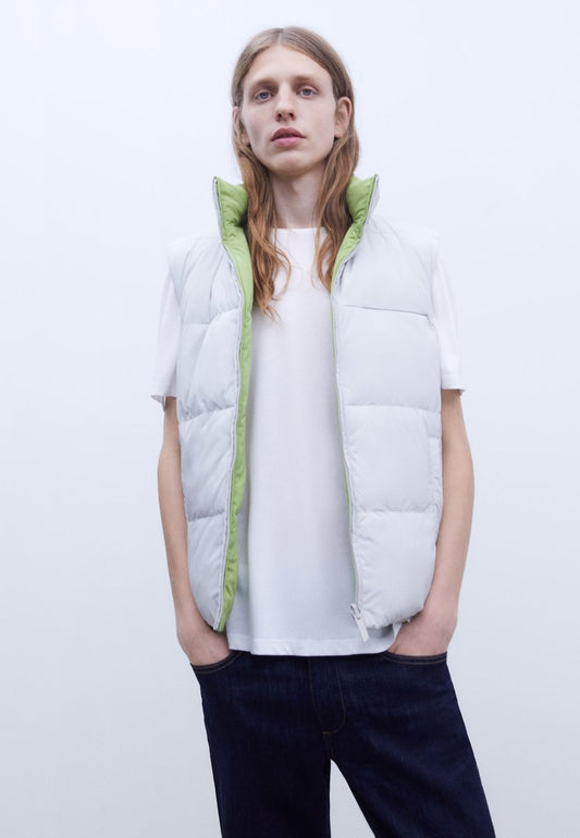 ADOLFO DOMINGUEZ REVERSIBLE - Weste - Ice Green