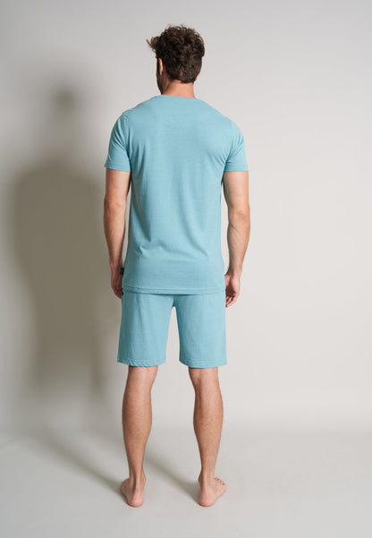 Tom Tailor SET - Nachtwäsche Set - Grün Hell Melange