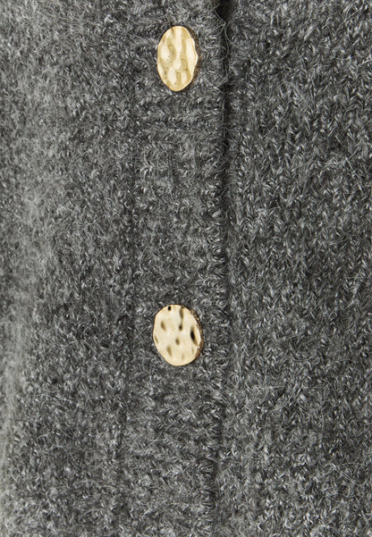 ONLY ONYZOEY CARDIGAN - Cardigan - Dark Grey Melange