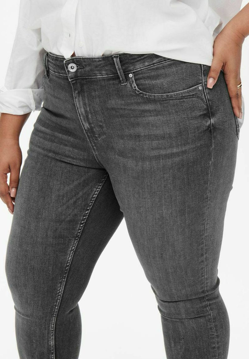 ONLY CARMAKOMA Jeans Skinny Fit - Medium Grey Denim