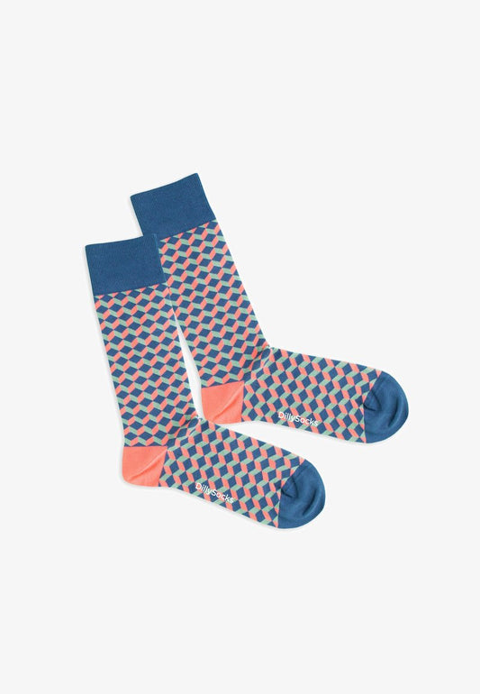  PREMIUM QUALITY - Socken - Blau-orange