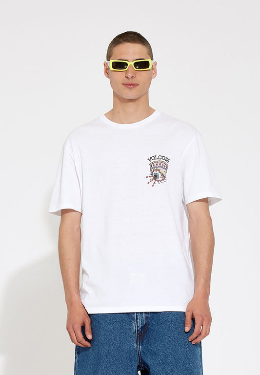 Volcom CONNECTED MINDS BSC SST - T-Shirt Print - White