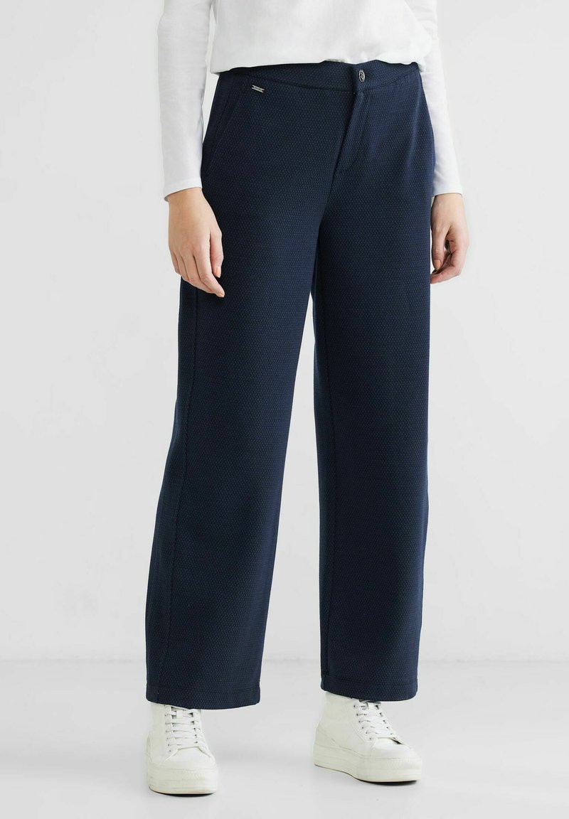 STREET ONE CASUAL FIT - Stoffhose - Blau
