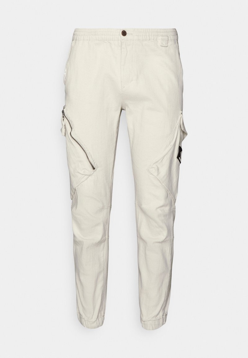 Denim Project UTILITY PANT UNISEX - Cargohose - Light Grey