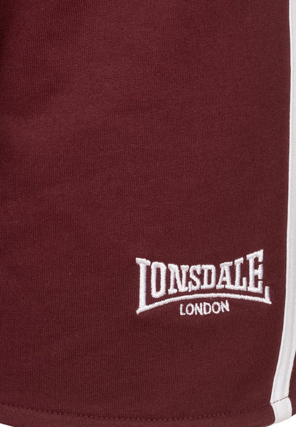Lonsdale CARLOWAY - Jogginghose - Oxblood White