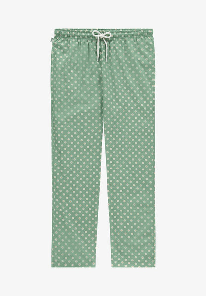  DAISY - LANG - Nachtwäsche Hose - Green