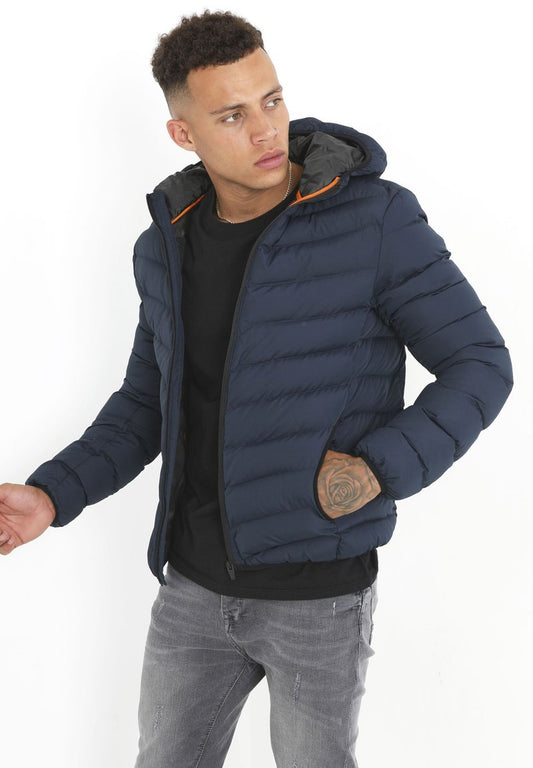 BRAVE SOUL GRANTPLAIN - TRANSITIONAL JACKET SLIM FIT - Übergangsjacke - Blau