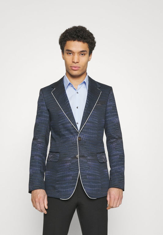 Roberto Cavalli SLIM CAIMAN - Sakko - Blu