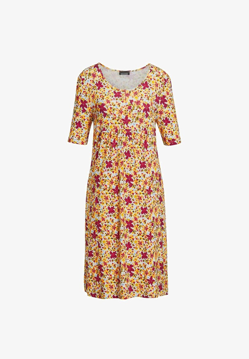 GOLDNER Jerseykleid - Bunt/geblümt