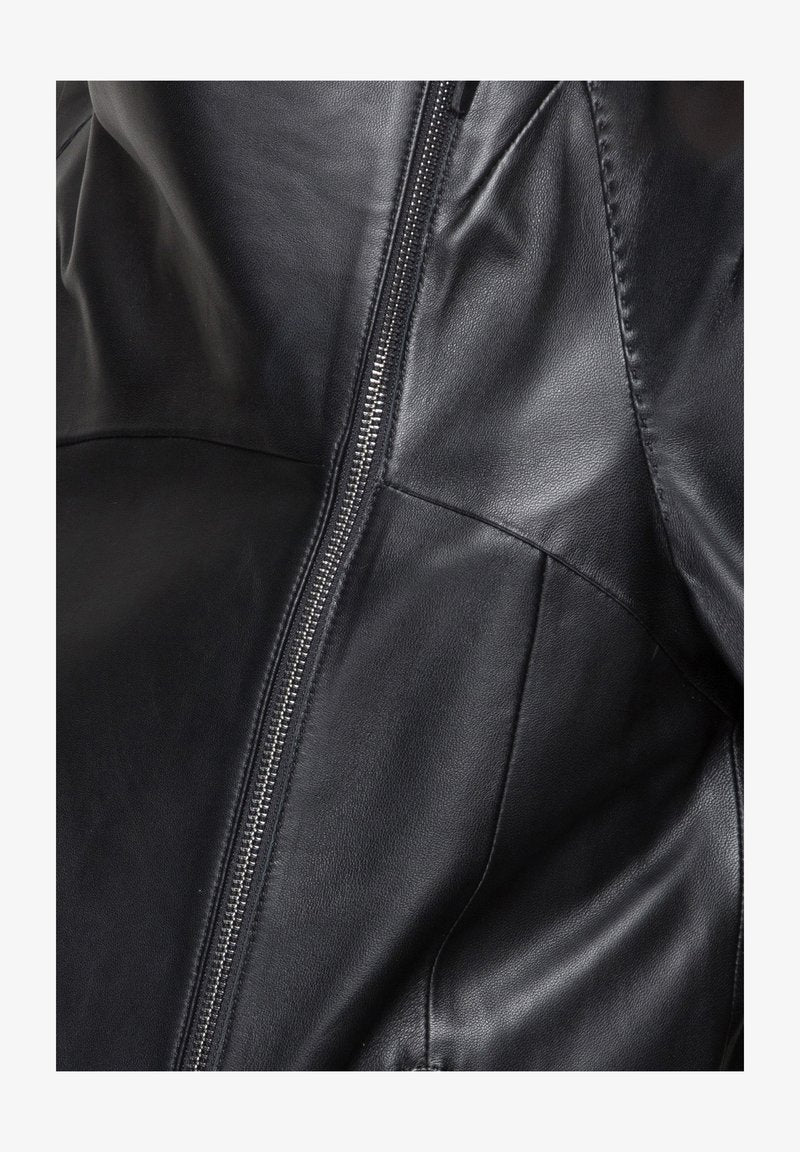  FREYA - Lederjacke - Black