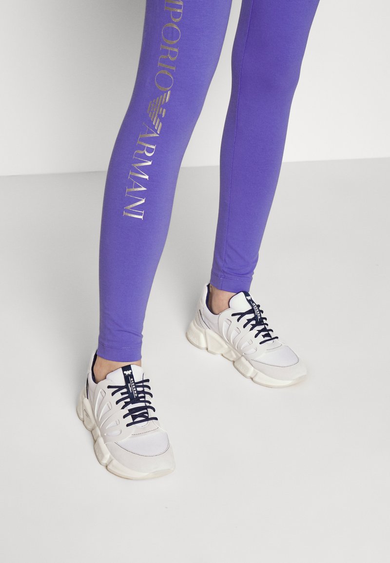 EA7 Emporio Armani Leggings - Hosen - Blue/white