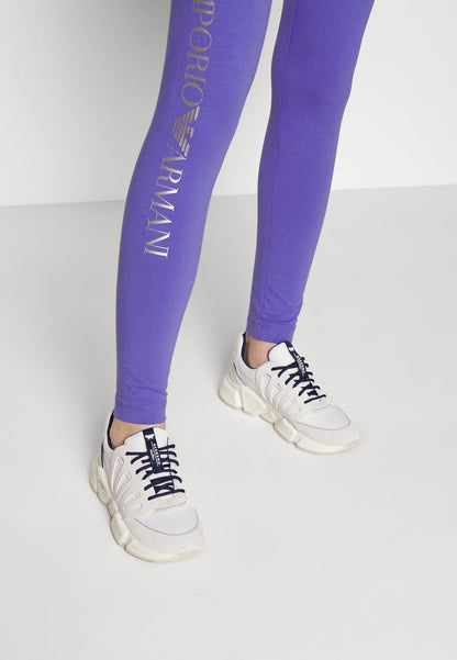 EA7 Emporio Armani Leggings - Hosen - Blue/white
