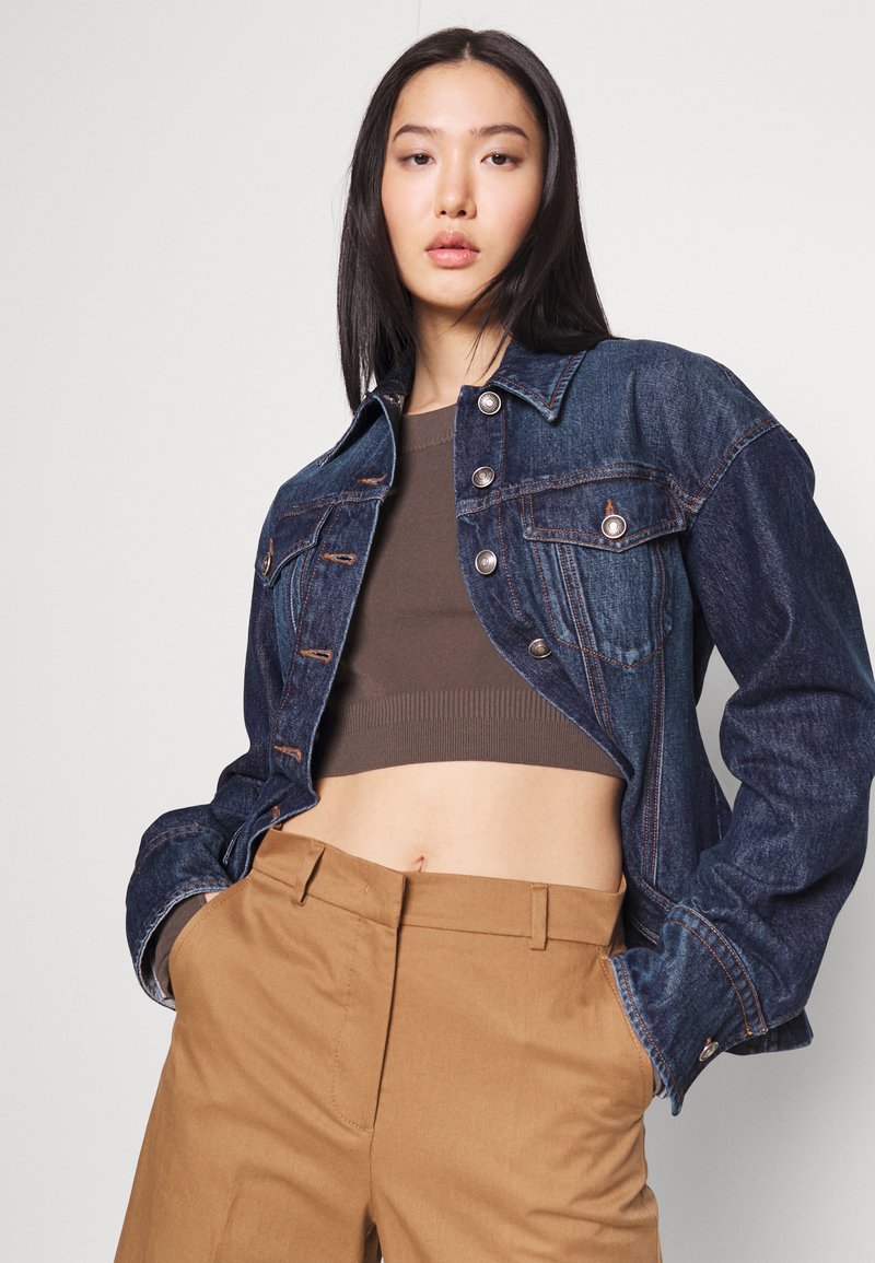 Sportmax NEBBIA - Jeansjacke - Blu Notte