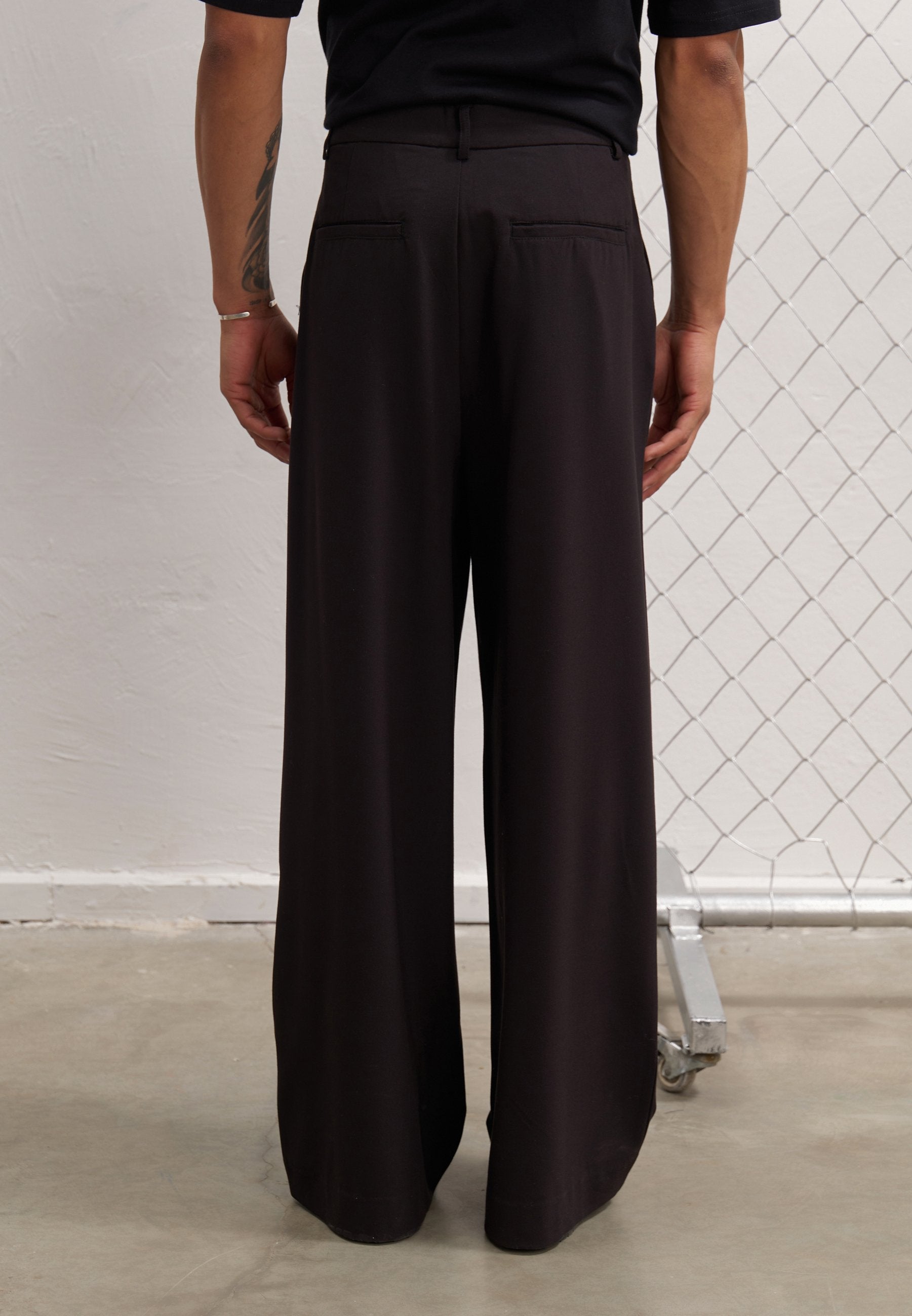 YOURTURN UNISEX - Trousers - Black