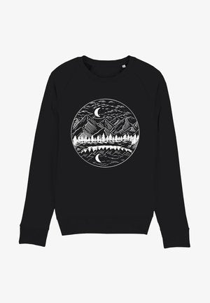  NATUR IST SCHÖN - Sweatshirt - Black