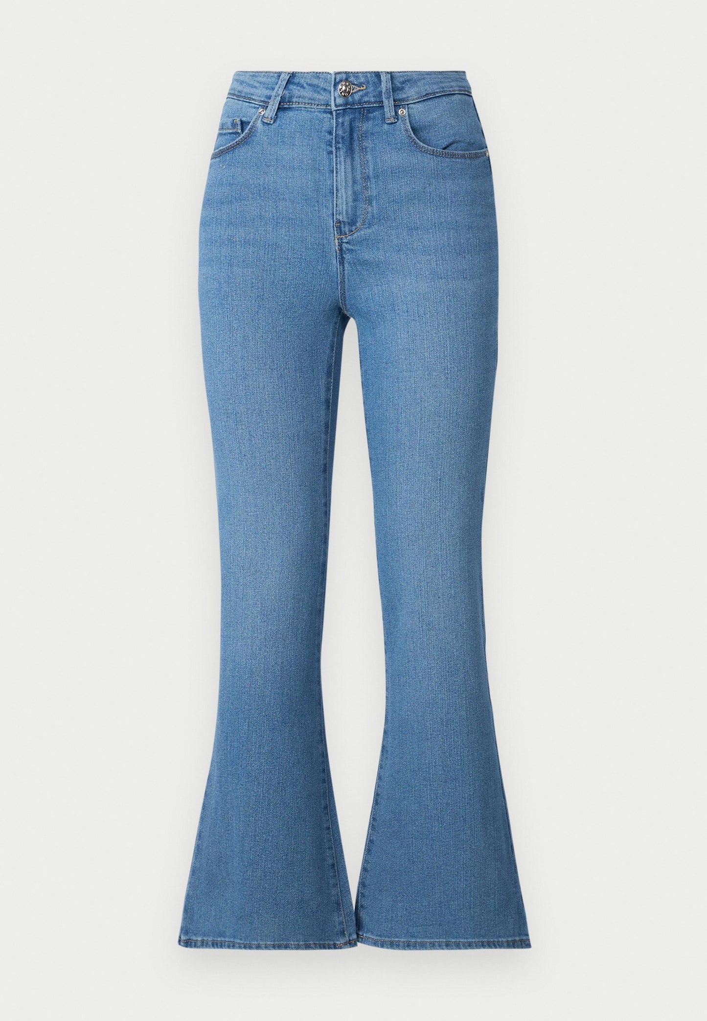 ONLY Petite ONLHENNI LIFE - Flared Jeans - Washed Black