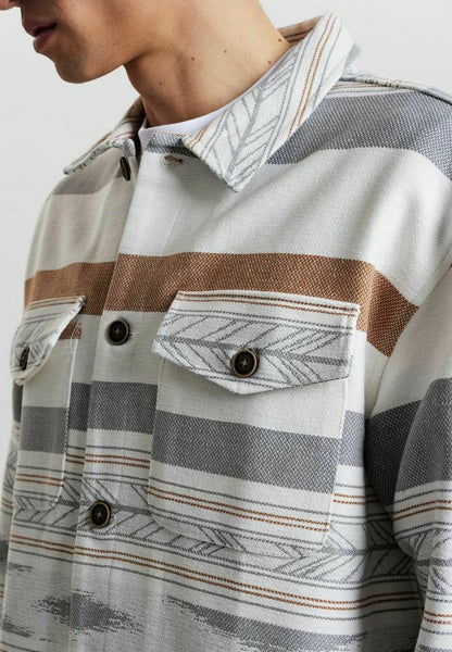 Anerkjendt AKOTTO JACQUARD OS - Leichte Jacke - Wood Thrush
