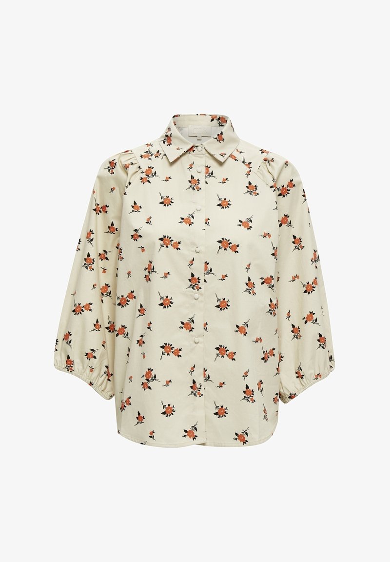 Minus JENA - Hemdbluse - Broken White Flower Print