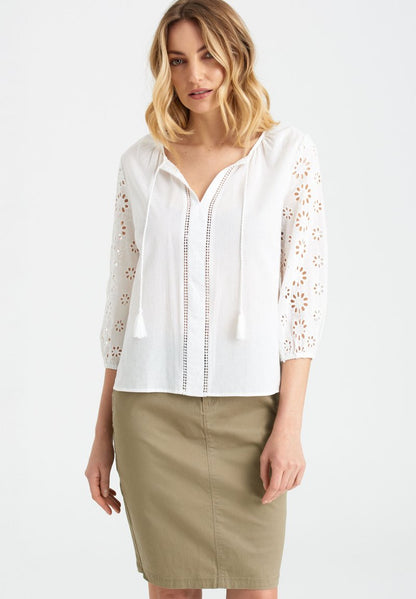  Bluse - White