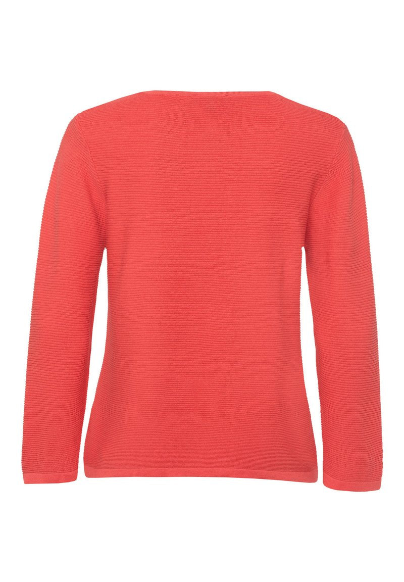 MORE&MORE Strickpullover - Koralle