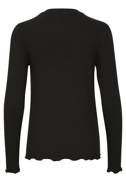 Kaffe KADREW - Langarmshirt - Black Deep
