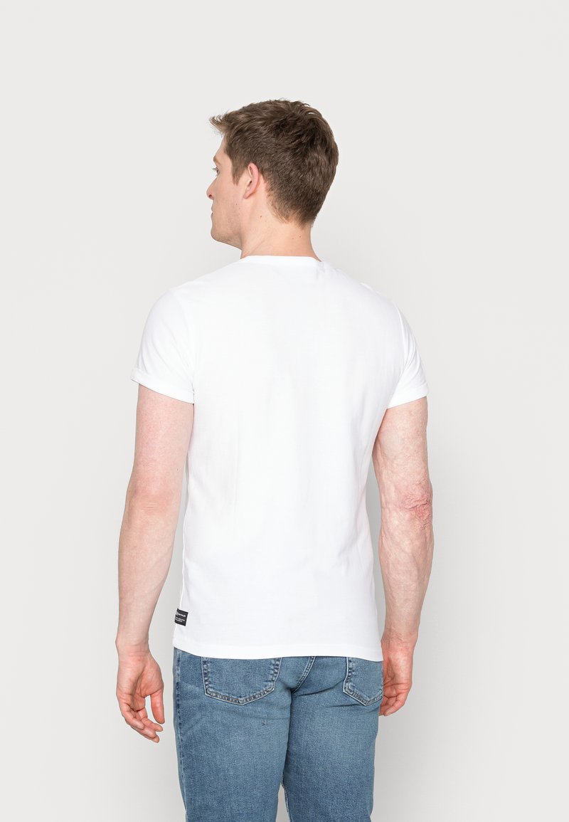 TOM TAILOR Denim WITH POCKET AND TURNUP - T-Shirt Basic - White