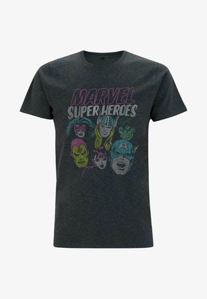Henry Tiger CINDERELLA CINDERELLA GROUP - T-Shirt Print - Melange Black