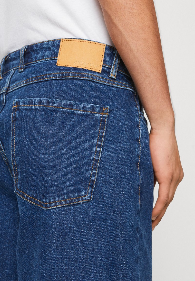 YOURTURN UNISEX - Jeans Shorts - Blue Denim