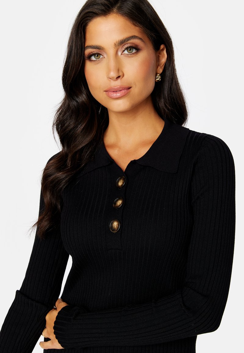 LAYA KNITTED SET - Strickpullover - Black