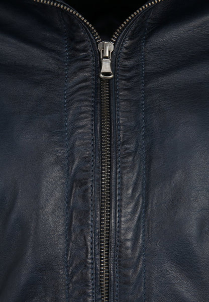  SHARRY - Lederjacke - Navy