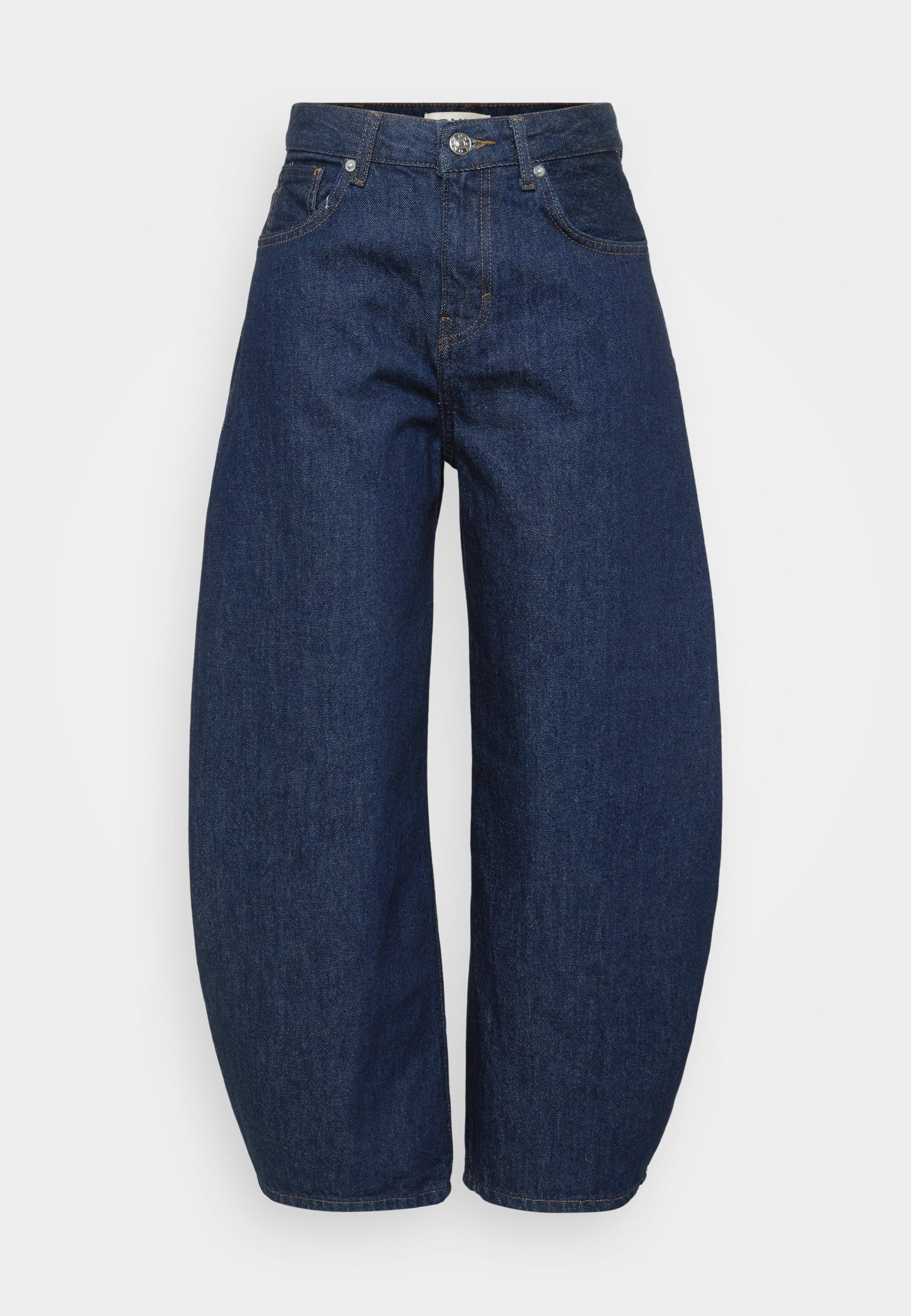 ONLY Petite ONLTAYLOR RINSE BARREL - Relaxed Fit Jeans - Dark Blue Denim