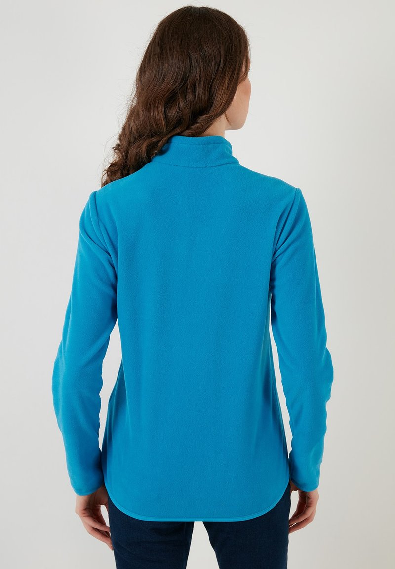 LELA Fleecepullover - Turquoise
