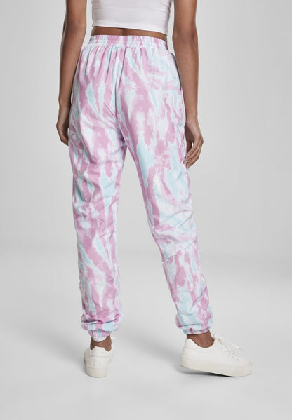 URBAN CLASSICS FRAUEN - Jogginghose - Aquablue/pink