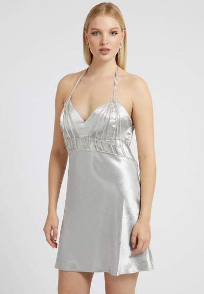 Guess Cocktailkleid/festliches Kleid - Silber