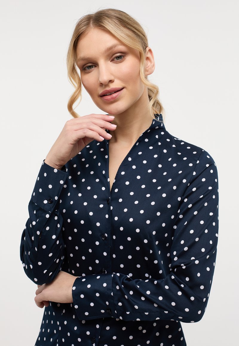 Eterna KELCHKRAGEN - Hemdbluse - Navy