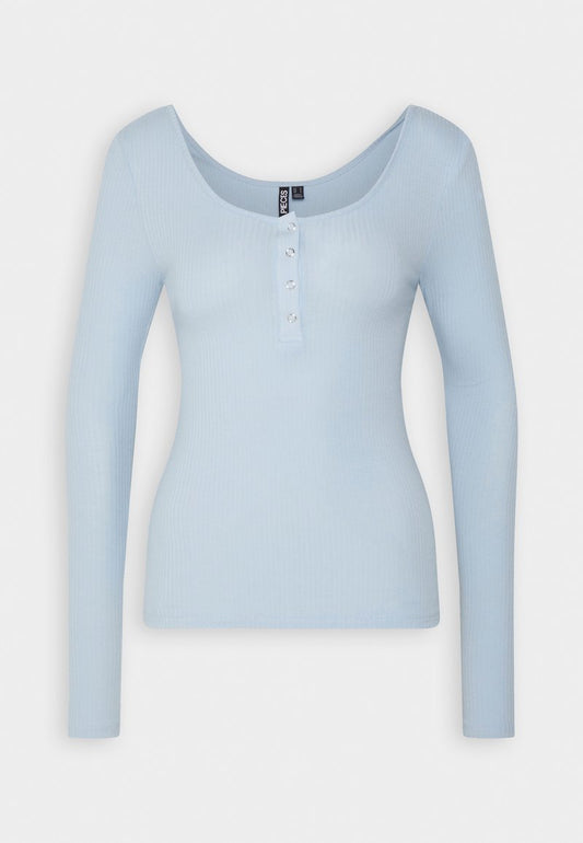Pieces PCKITTE NOOS - Langarmshirt - Kentucky Blue