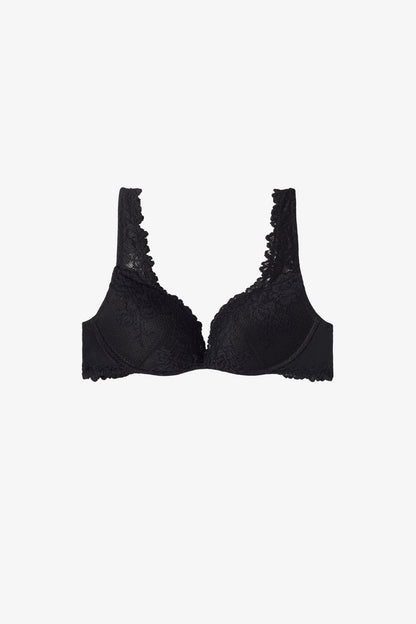 Intimissimi GIOIA PRETTY FLOWERS - Push-up BH - Schwarz