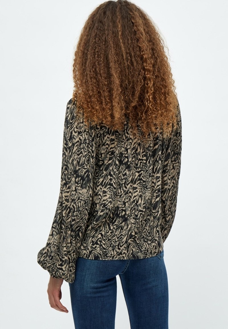 Minus JUVIA - Bluse - Wood Smoke Swirl Print