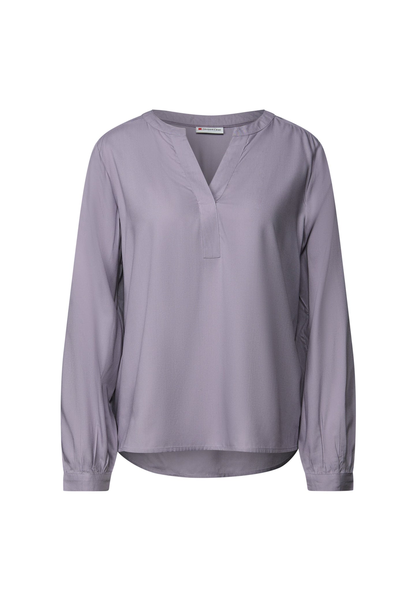 STREET ONE SPLIT NECK - Blouse - Grün
