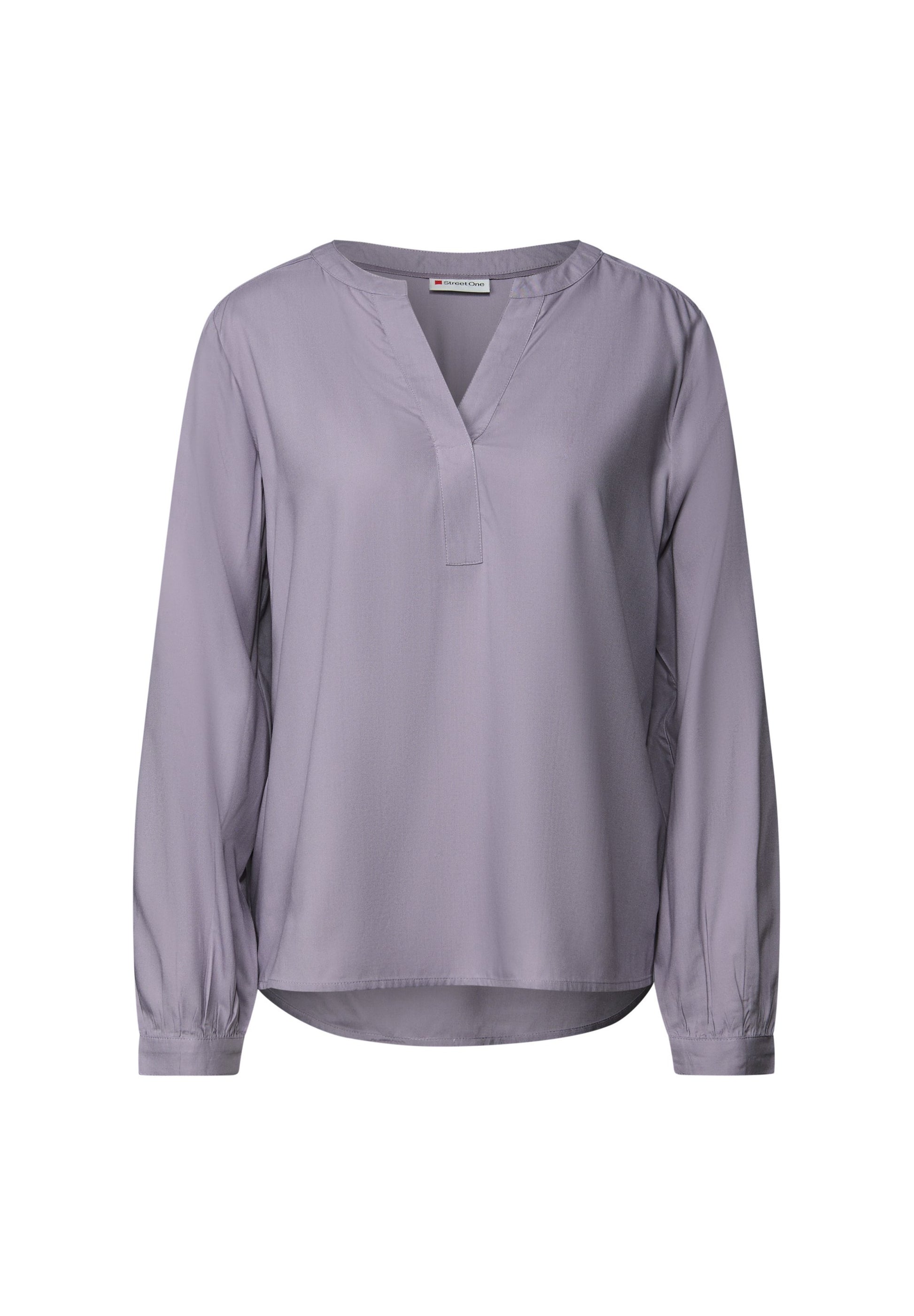 STREET ONE SPLIT NECK - Blouse - Grün