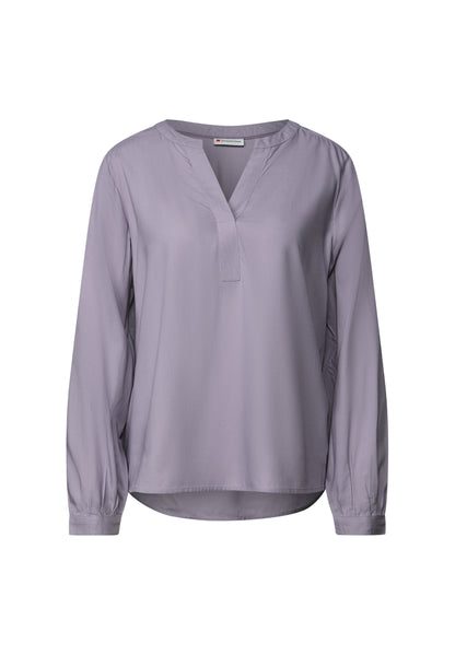 STREET ONE SPLIT NECK - Blouse - Grün