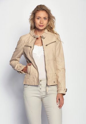  WILLOW DENVEY - Lederjacke - Almond