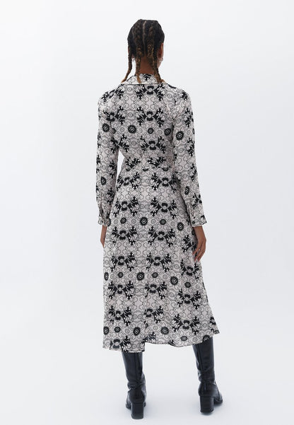  TIE-ON WAIST - Blusenkleid - White