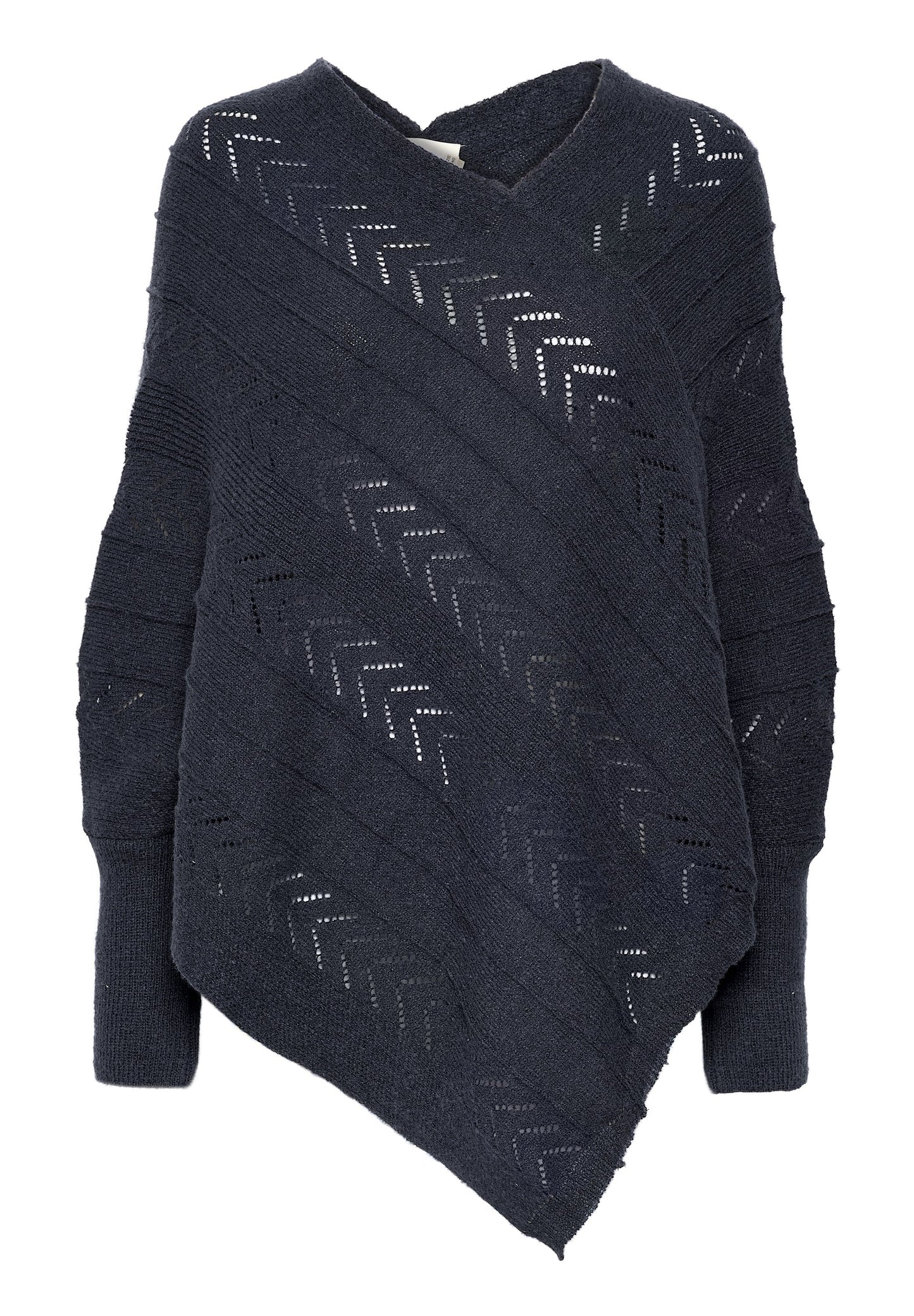Cream HOLIDAY PONCHO - Jumper - Oat Melange