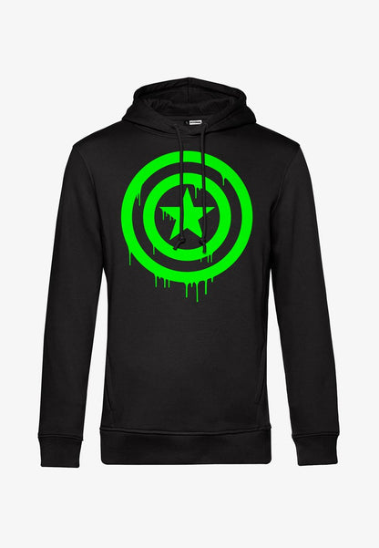 Henry Tiger AVENGERS CLASSIC OOZING SHIELD - Kapuzenpullover - Black