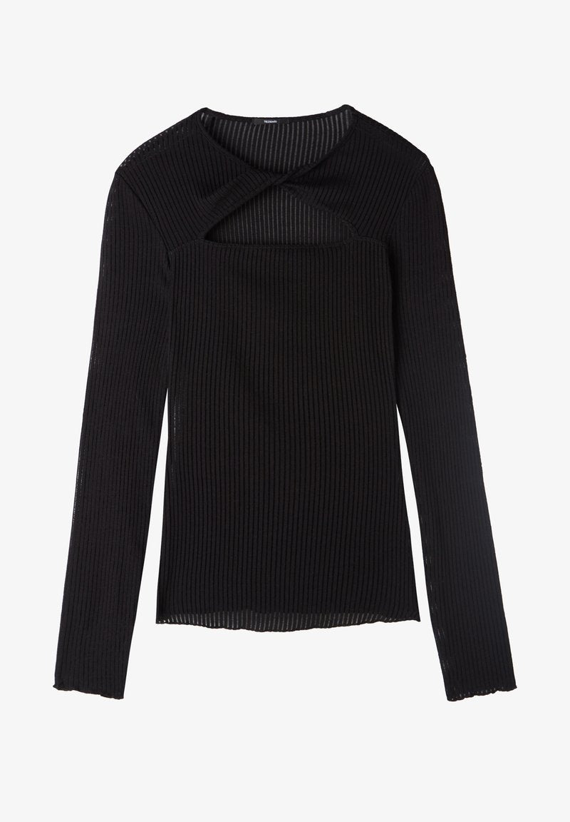  MANGA LARGA - Strickpullover - Black