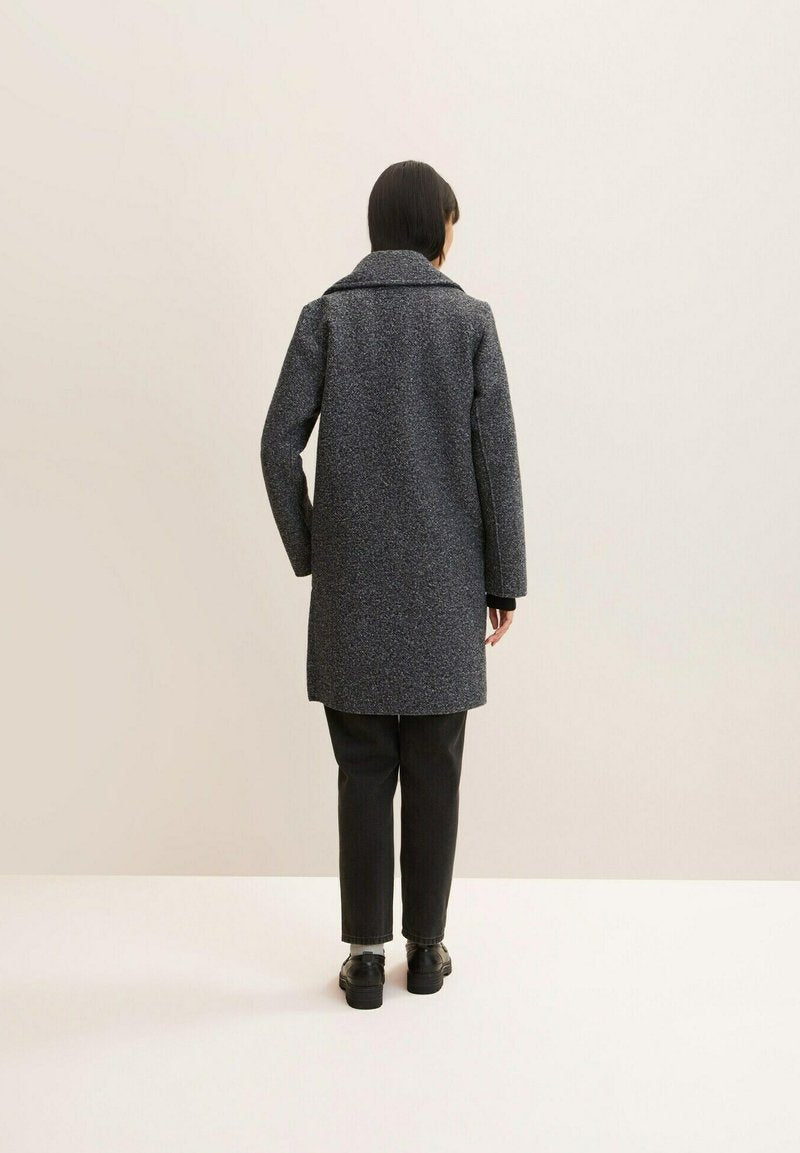 Tom Tailor Kurzmantel - Evident Anthracite Melange