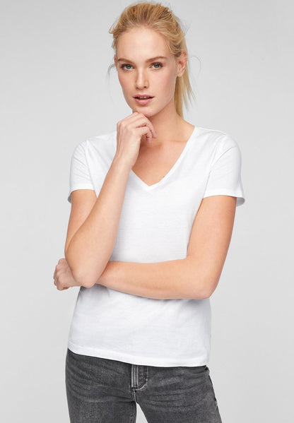 QS By S.Oliver T-Shirt Basic - White