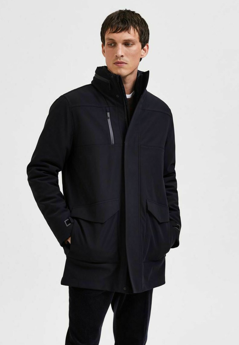 Selected Homme Parka - Black