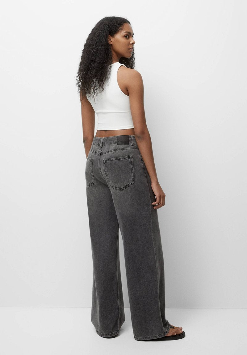 PULL & BEAR CORSET CROP - Top - Off White